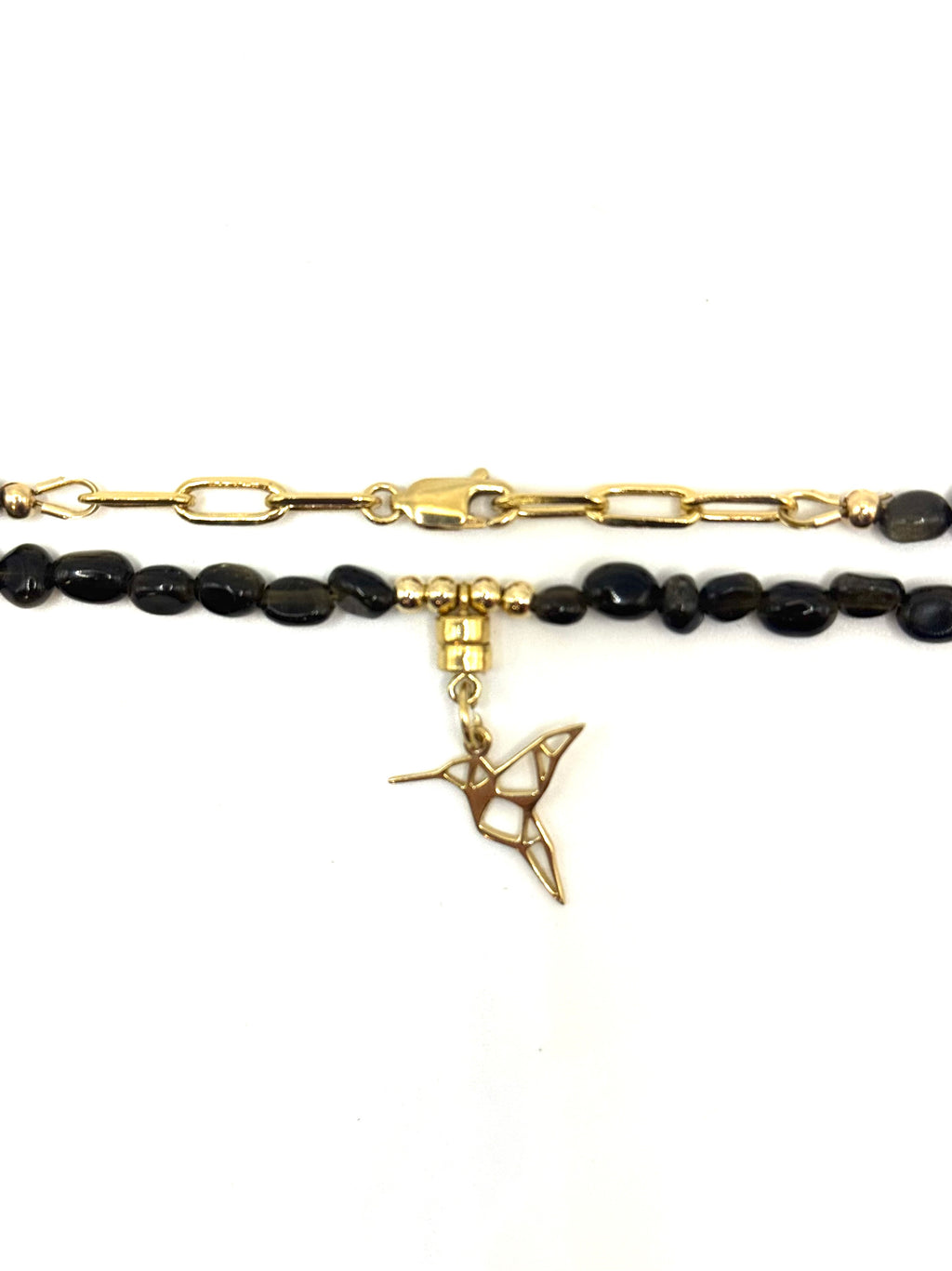 L'Indomptable - Collier mi-long & Bracelet 3 tours