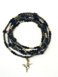 L'Énigmatique — Sautoir & Bracelet 5 tours