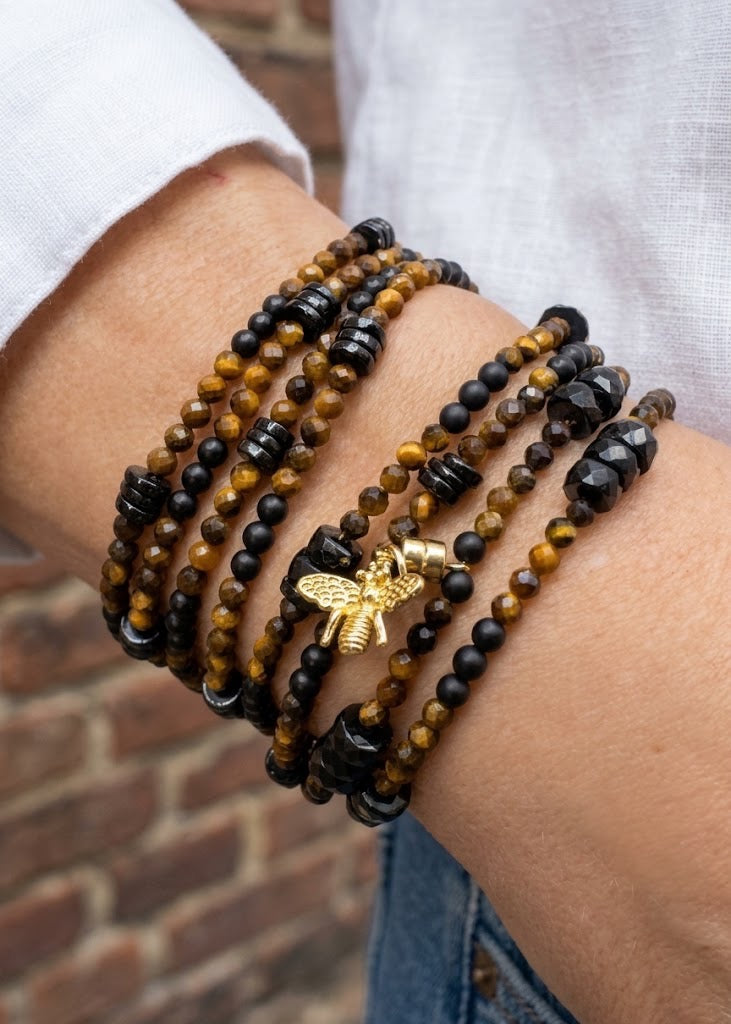 L'Audacieuse — Sautoir & Bracelet 5 tours